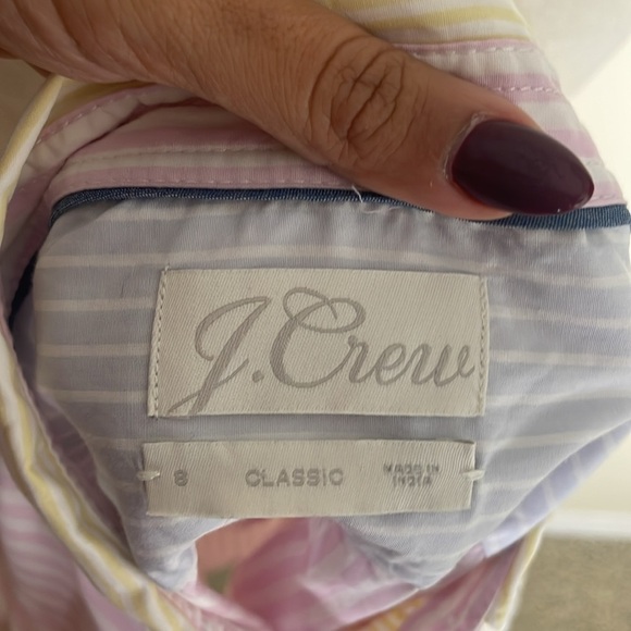J.Crew - Classic-fit cotton poplin shirt in cocktail stripe - Picture 8 of 8